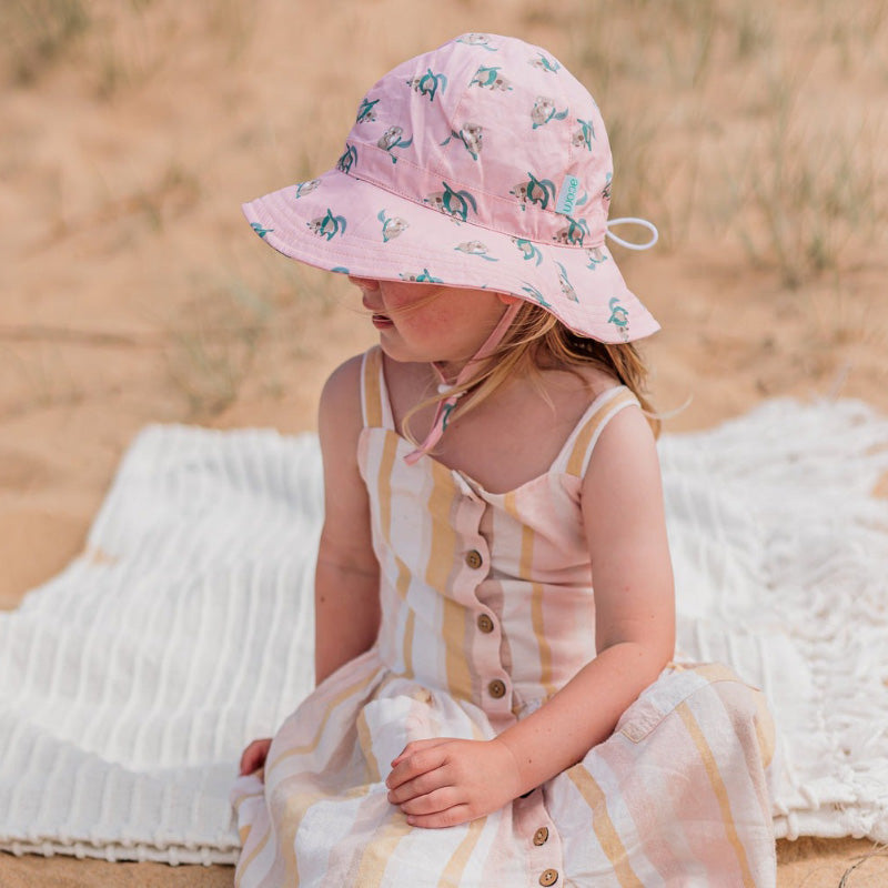 Acorn Sunhat - Cute Koala Pink