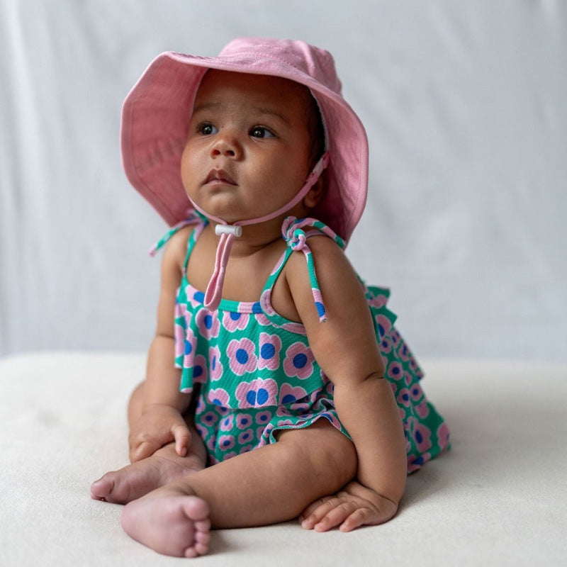 Acorn Infant Hat - Pink