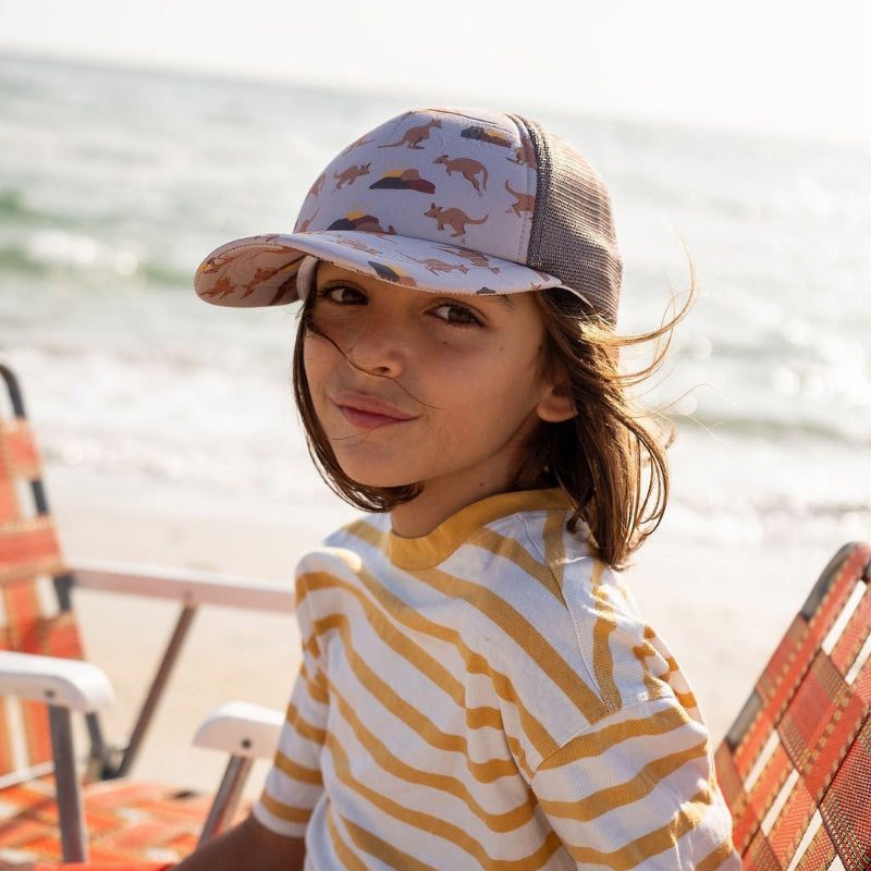 Acorn Trucker Cap - Aussie Sunset