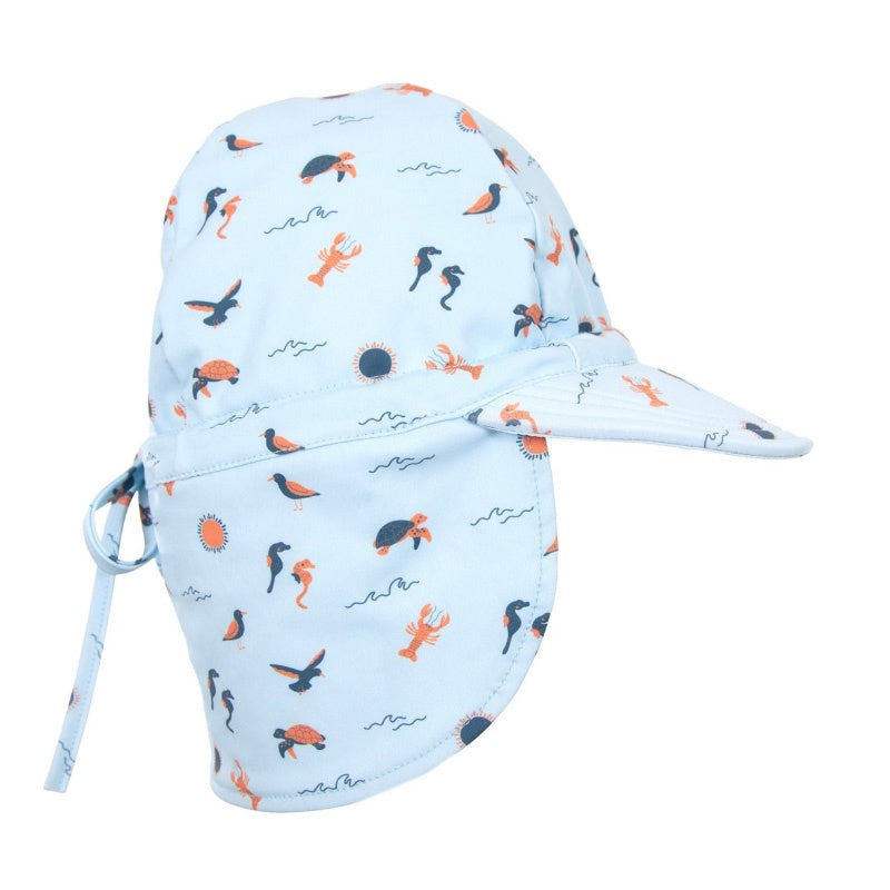 Acorn Swim Flap Hat - Sea Life