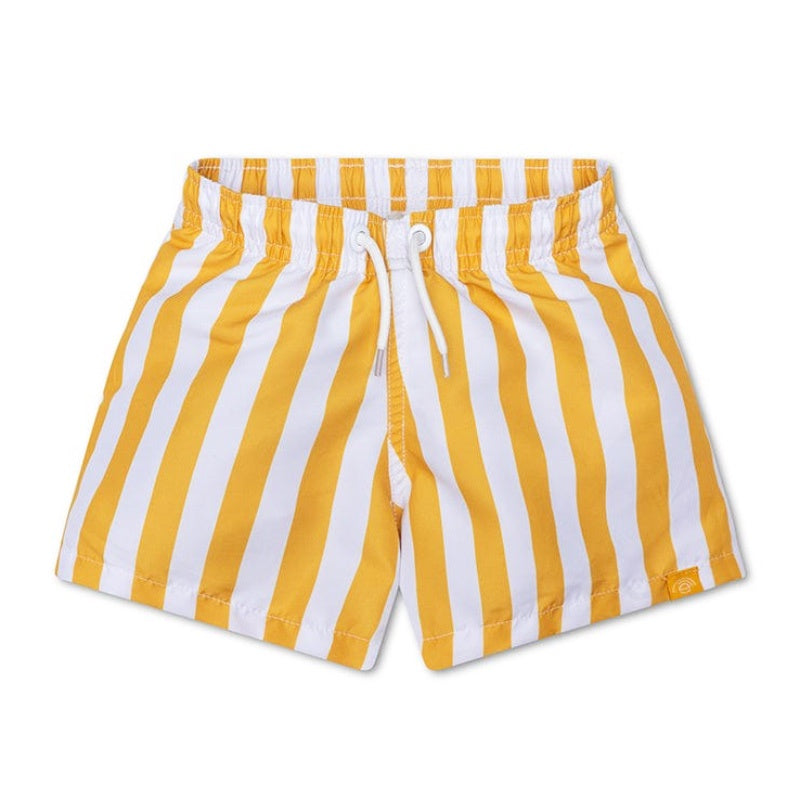 Swim Essentials Swim Shorts - Yellow Stripes