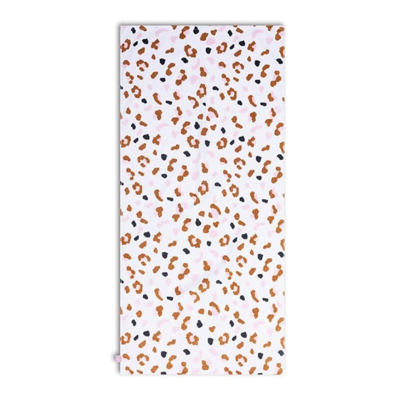 Swim Essentials Beach Towel - Khaki Leopard
