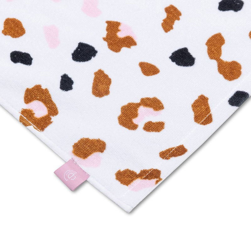 Swim Essentials Beach Towel - Khaki Leopard