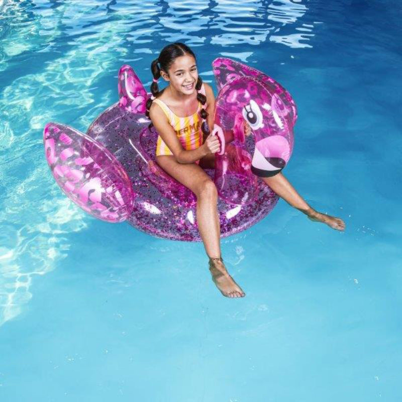 Swim Essentials XXL Animal Float - Neon Flamingo Leopard