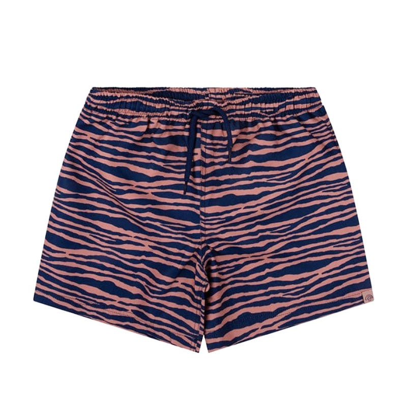 Swim Essentials Swim Shorts - Blue Orange Zebra