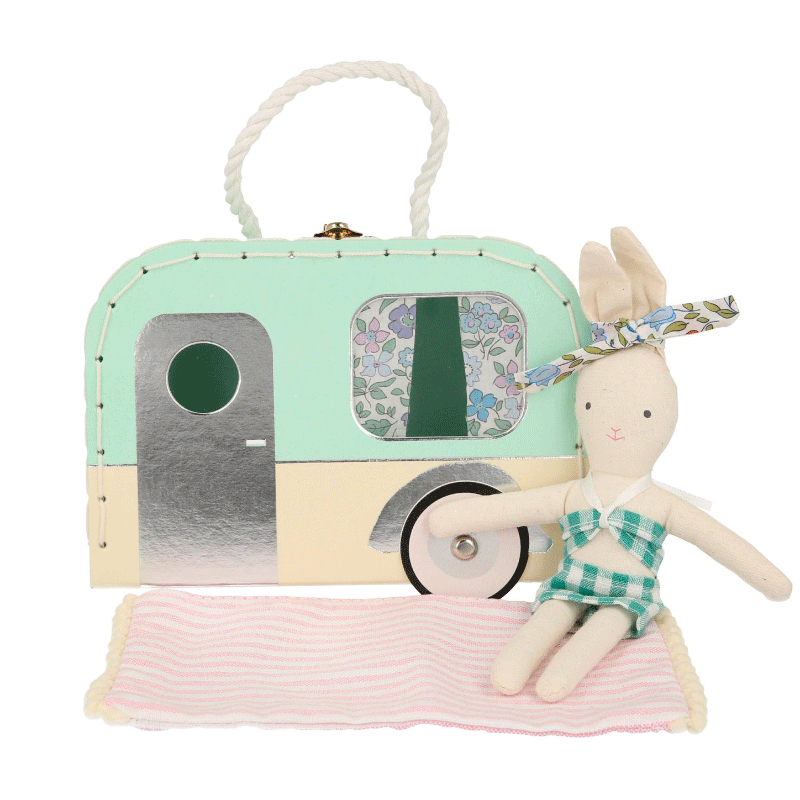 Mini Suitcase Doll - Caravan Bunny