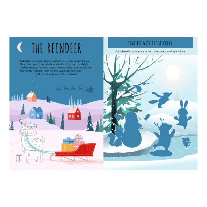 Sassi Stickers & Activities Book - Christmas