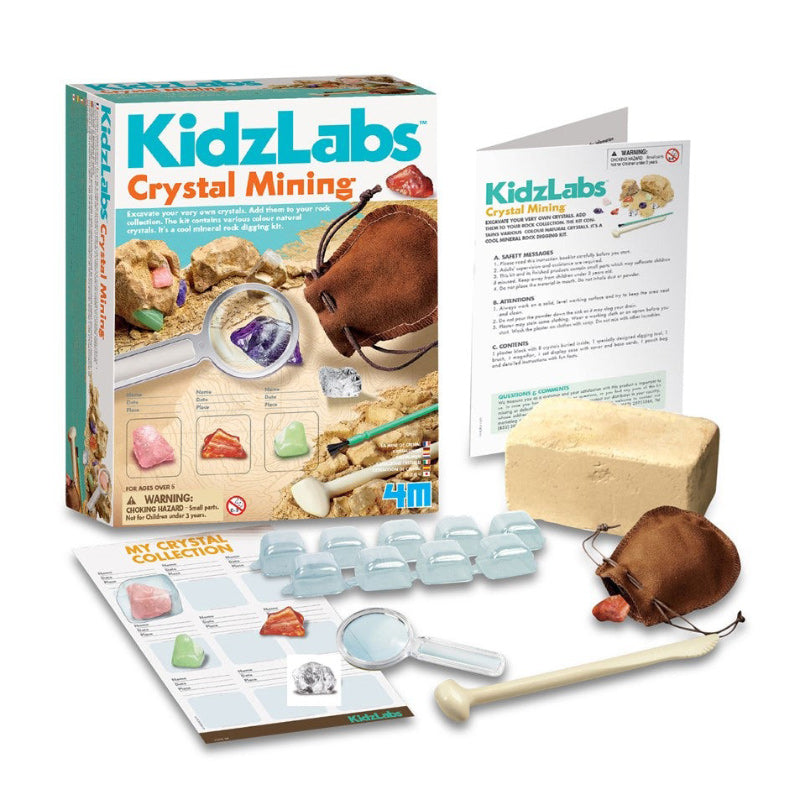 4M - KidzLabs Crystal Mining