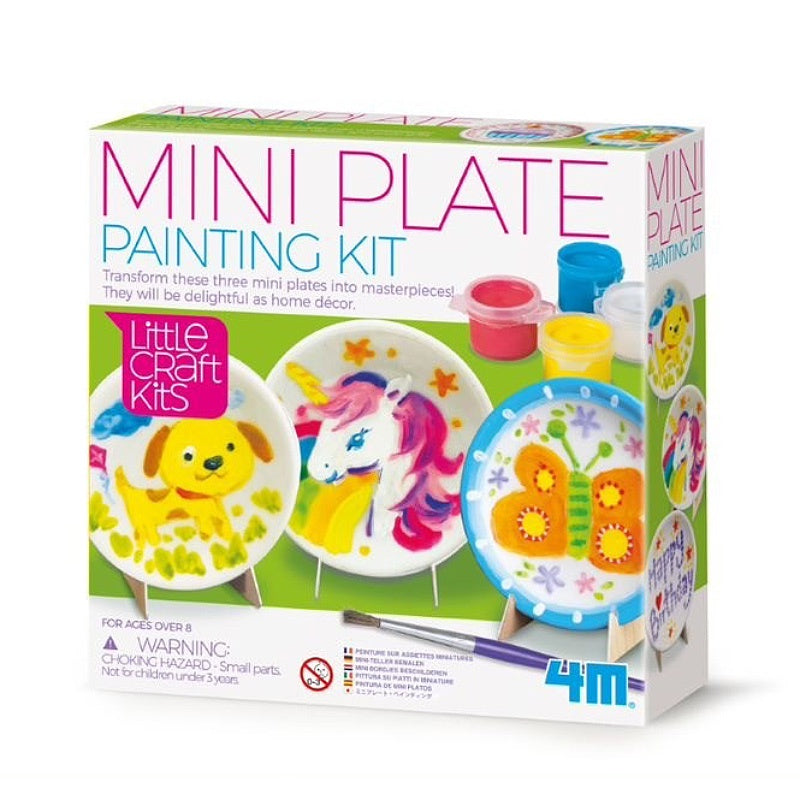 4M - Little Craft Mini Plates Painting Kit