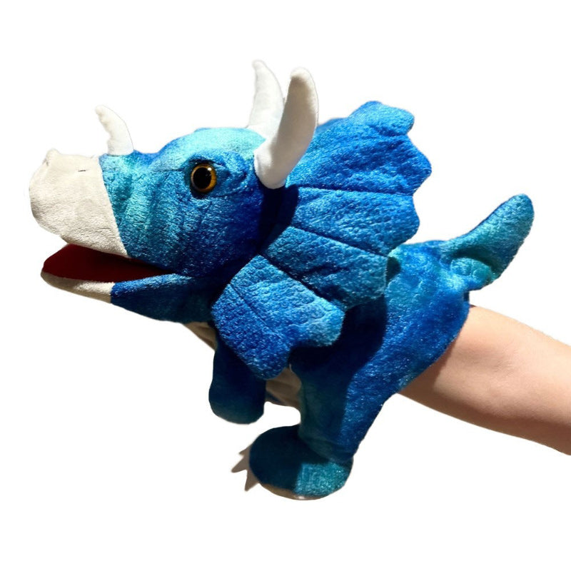 Plush Hand Puppet - Triceratops