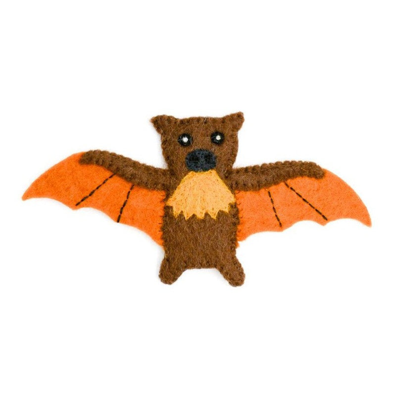 Felt Finger Puppet - Flying Fox