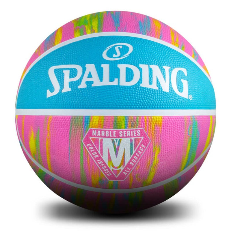 Spalding Basketball Size 6 - Marble Pink