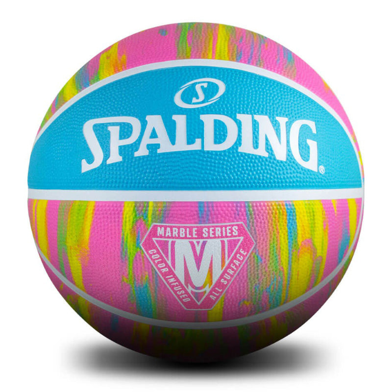 Spalding Basketball Size 6 - Marble Pink