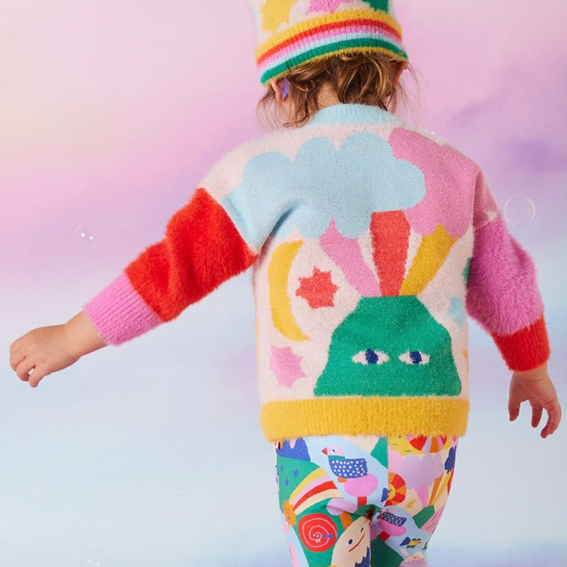 Halcyon Nights Knit Cardigan - Rainbow Valley