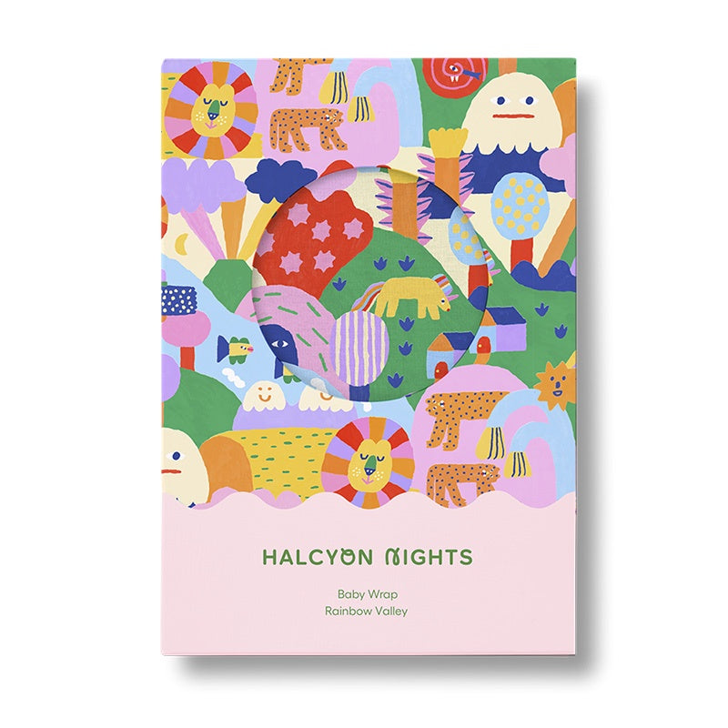 Halcyon Nights Baby Wrap - Rainbow Valley