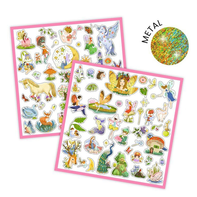 Djeco 160 Stickers Metallic - Fantasy