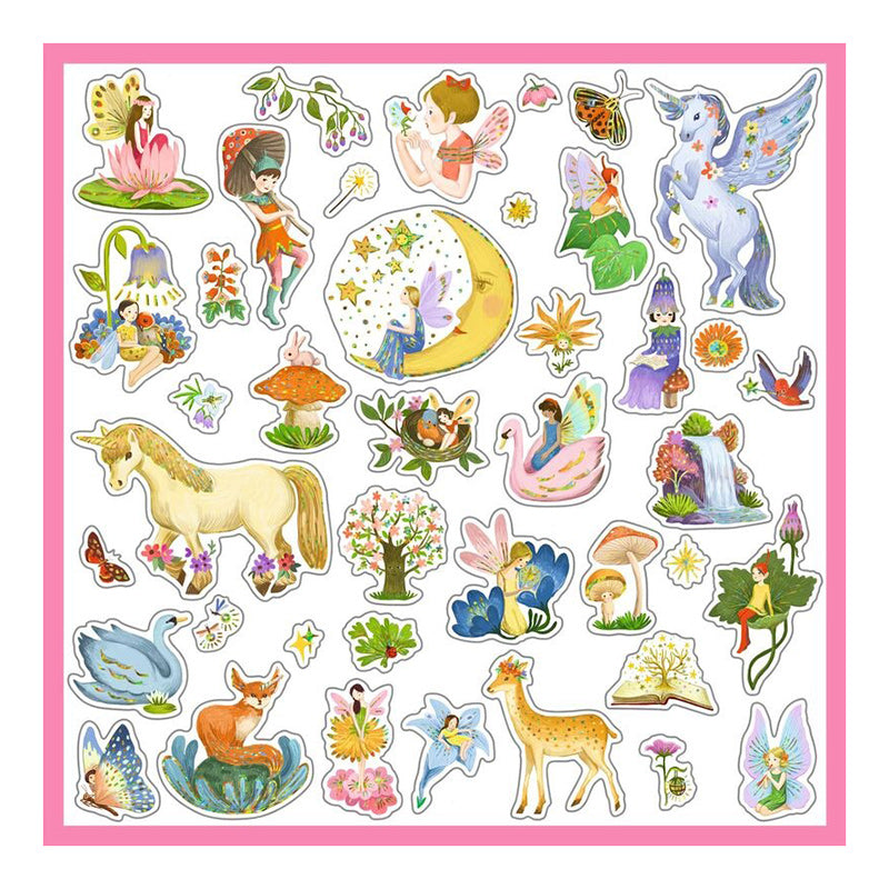 Djeco 160 Stickers Metallic - Fantasy