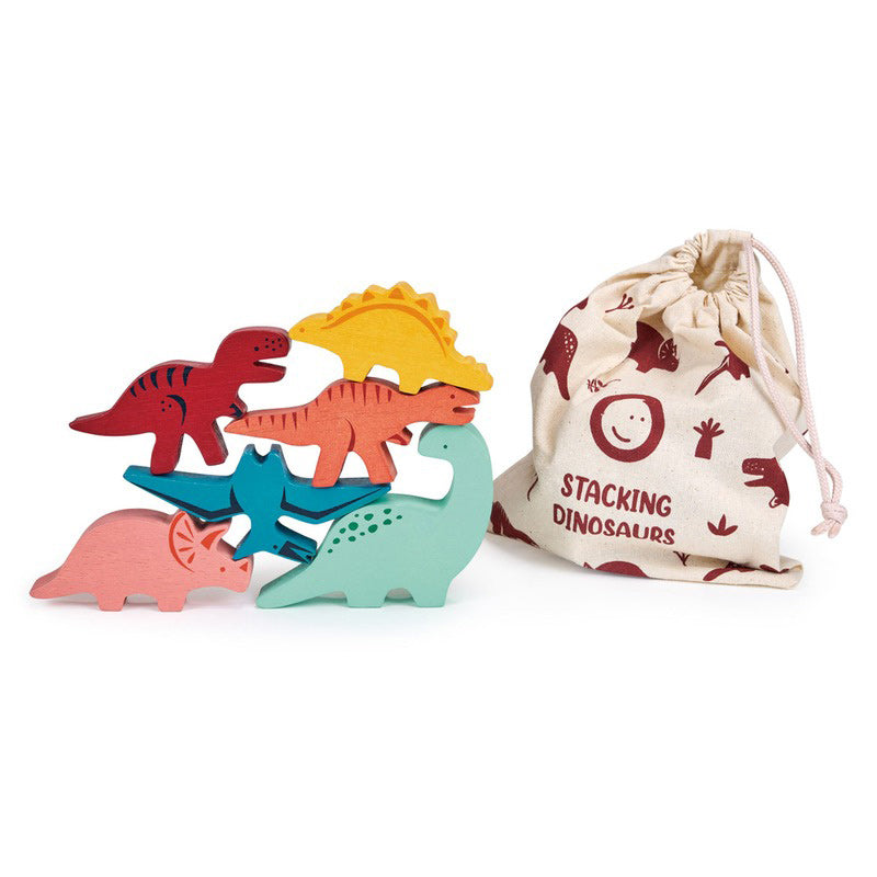 Happy Stacking Dinosaurs Set In Bag