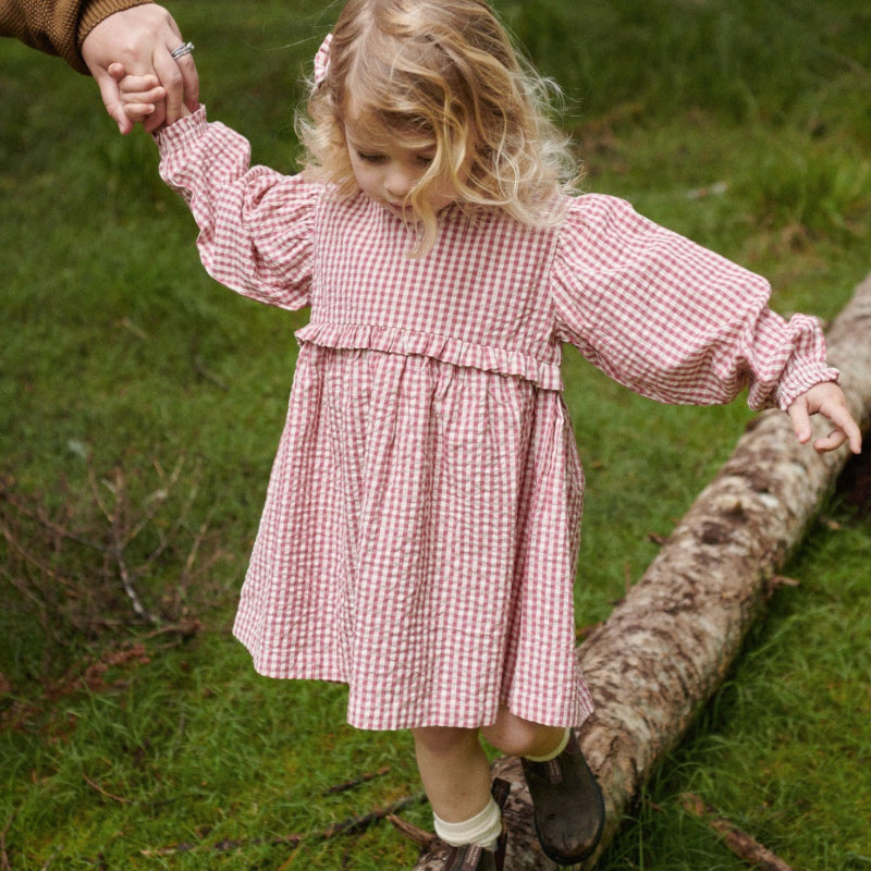 Nature Baby Nora Dress - Jam Check