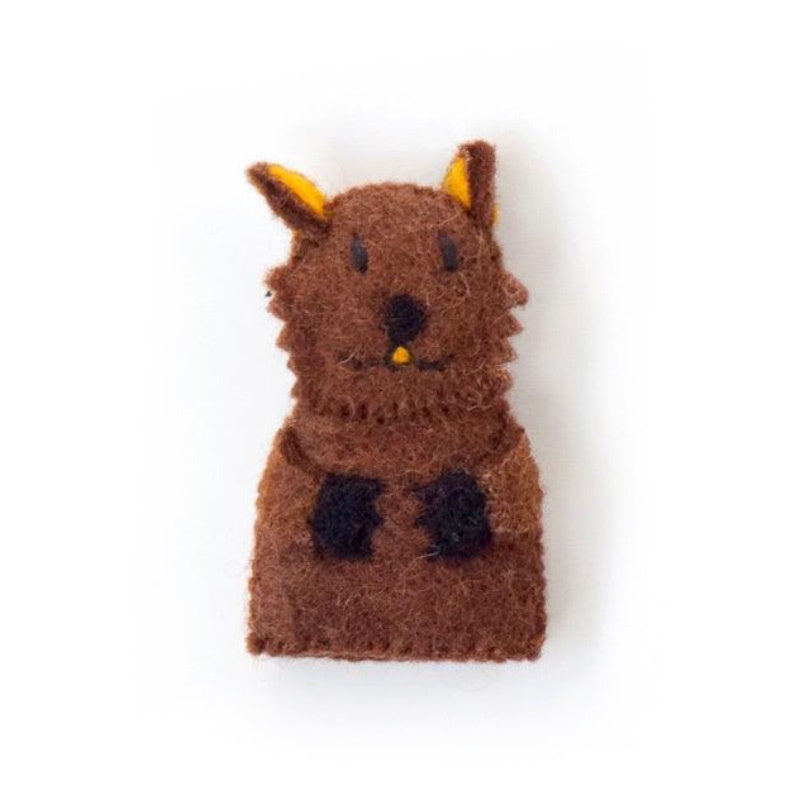 Felt Finger Puppet - Wombat