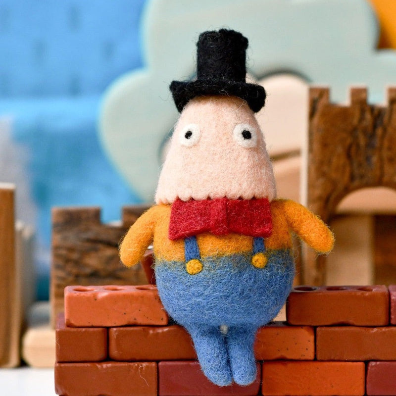 Felt Humpty Dumpty Marionette Puppet Toy