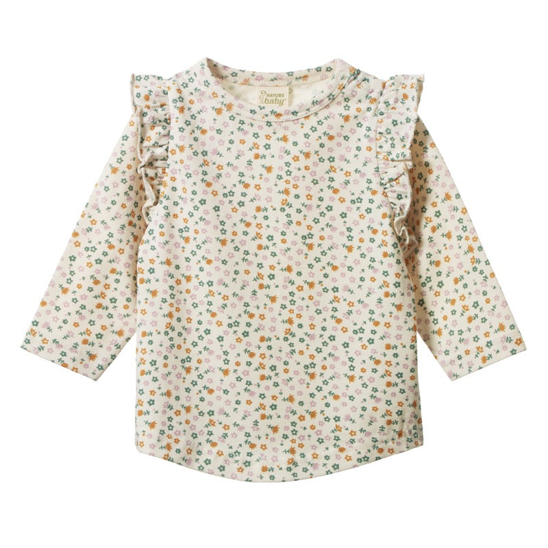 Nature Baby Iris Tee - Pollyanna Print