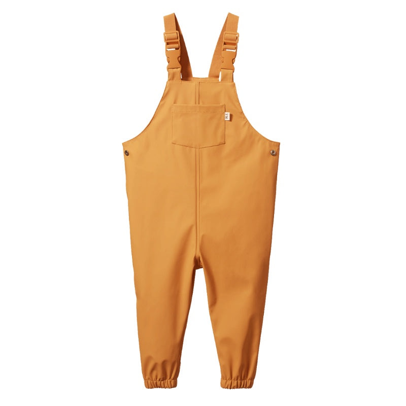 Nature Baby Splash Overalls - Straw