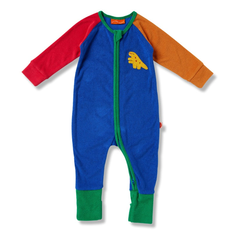 Halcyon Nights Terry LS Romper - Dino Days