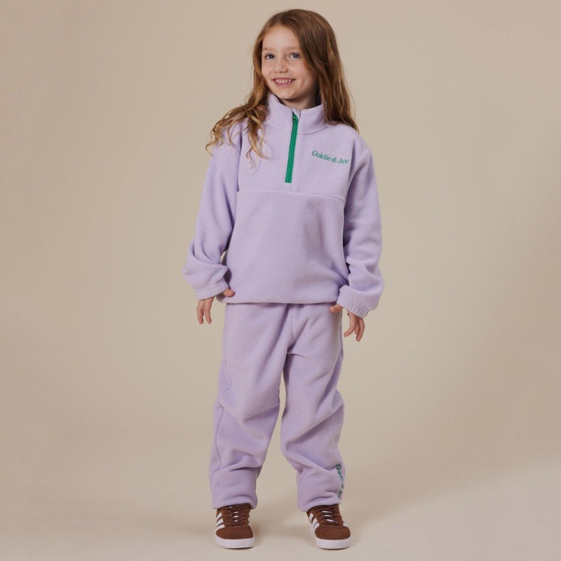 Goldie & Ace Bobbi Fleece Sweater - Lilac