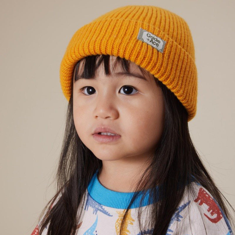 Goldie & Ace Wool Beanie - Golden