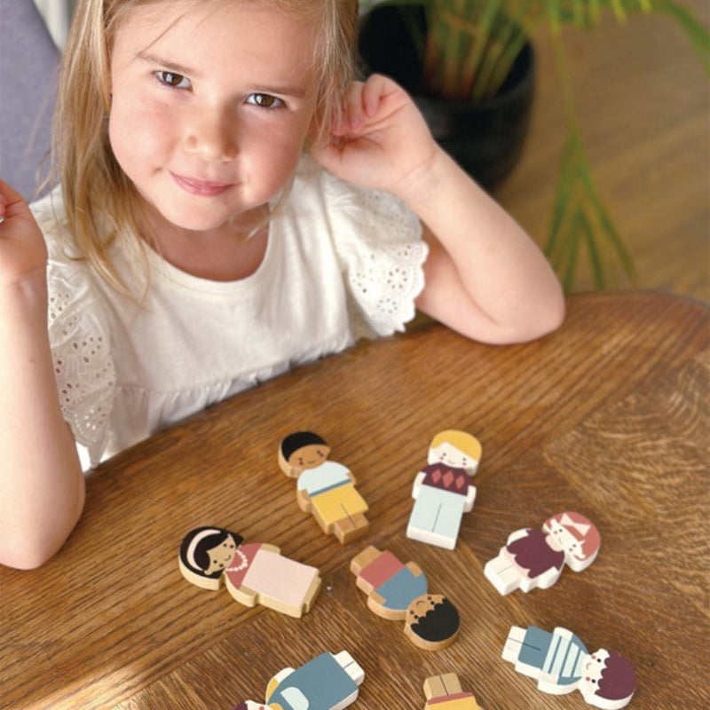 Doll Family With Dog