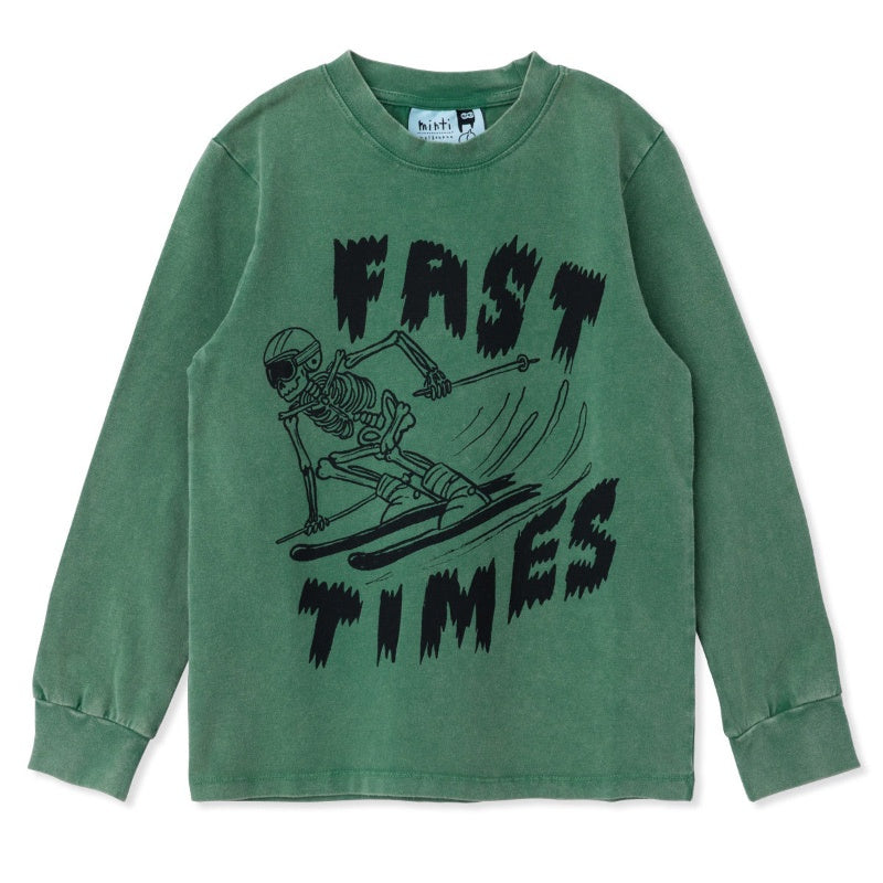 Minti Long Sleeve Tee - Fast Skeleton