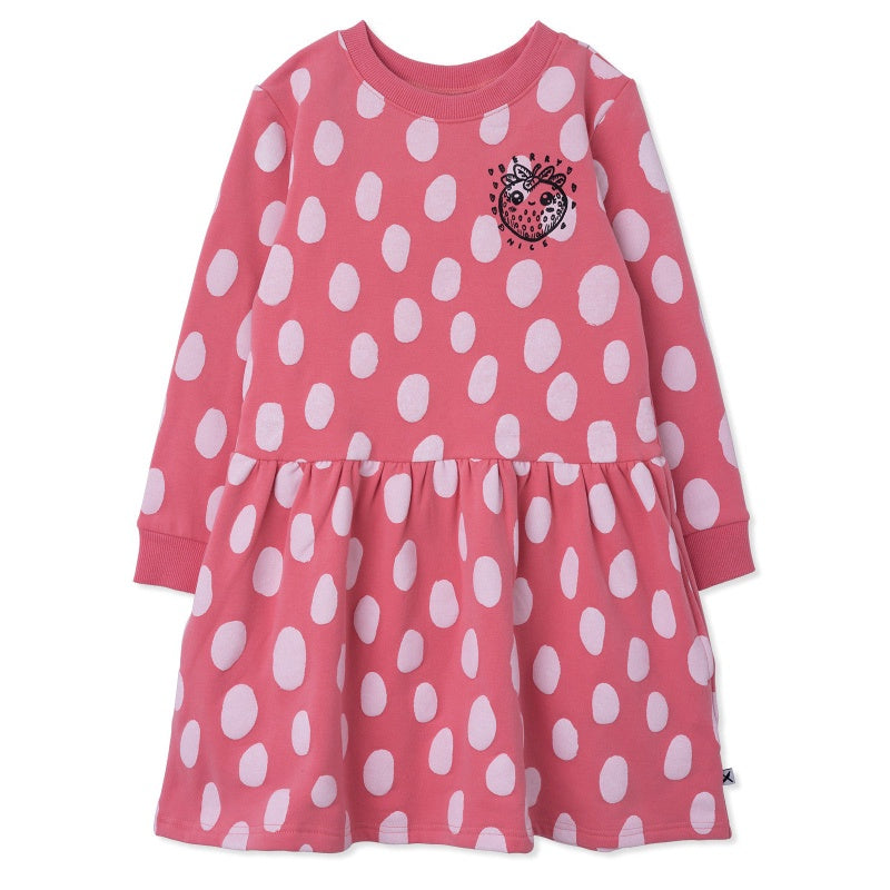 Minti Furry Dress - Berry Nice Pink