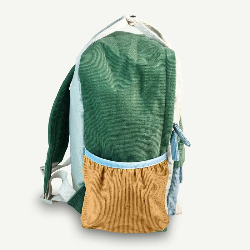 Banabae Corduroy Splice Eco Backpack - Lagoon