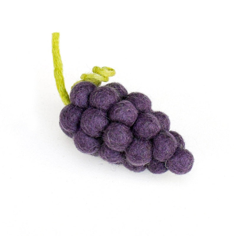 Tara Treasures Felt Purple Grapes