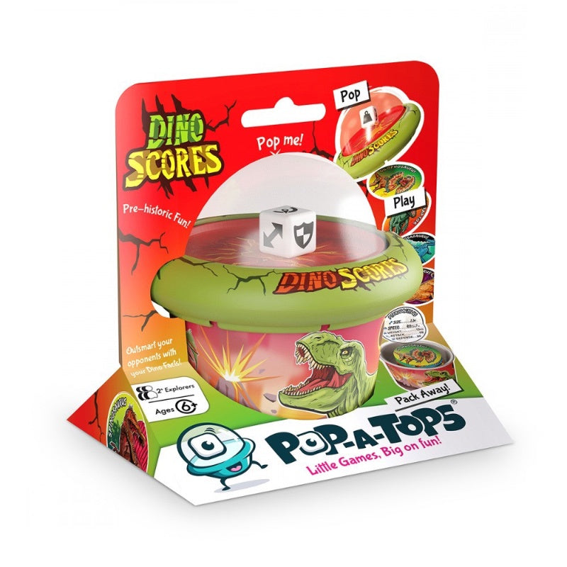 Pop-A-Tops Game - Dino Scores