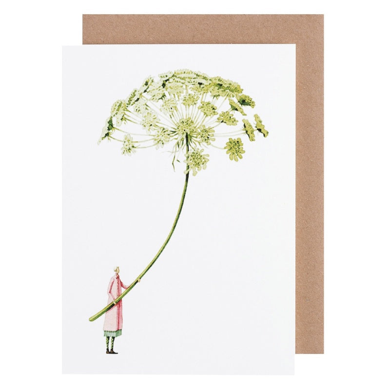 Laura Stoddart Card - Green Ammi