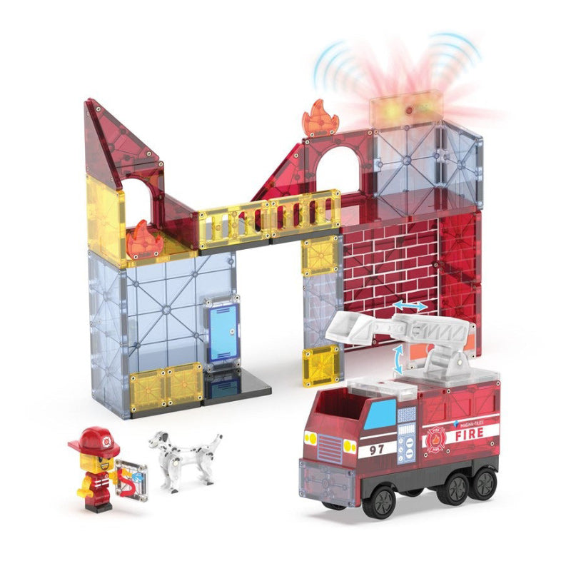 Magna-Tiles Fire Station 50PC