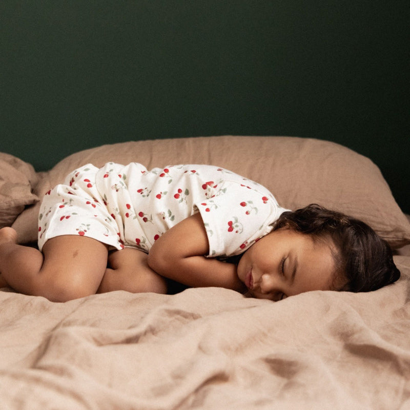 Nature Baby Shortie PJ Set - Strawberry Blush