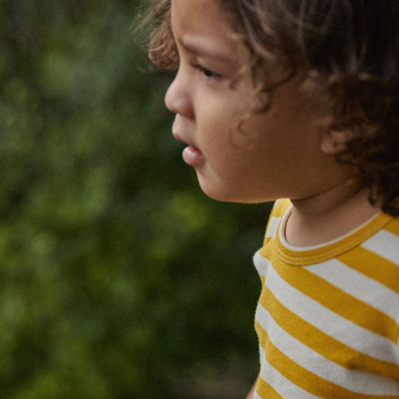Nature Baby River Tee - Golden Sea Stripe