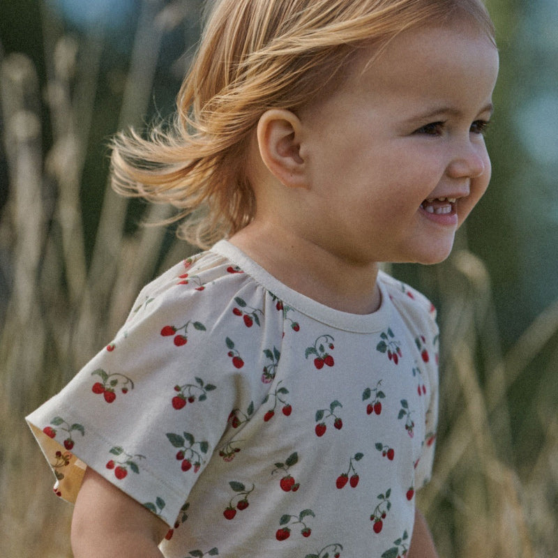 Nature Baby Faye Tee - Strawberry Blush