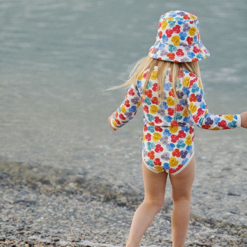 Nature Baby One Piece Bathing Suit - Painted Delphine