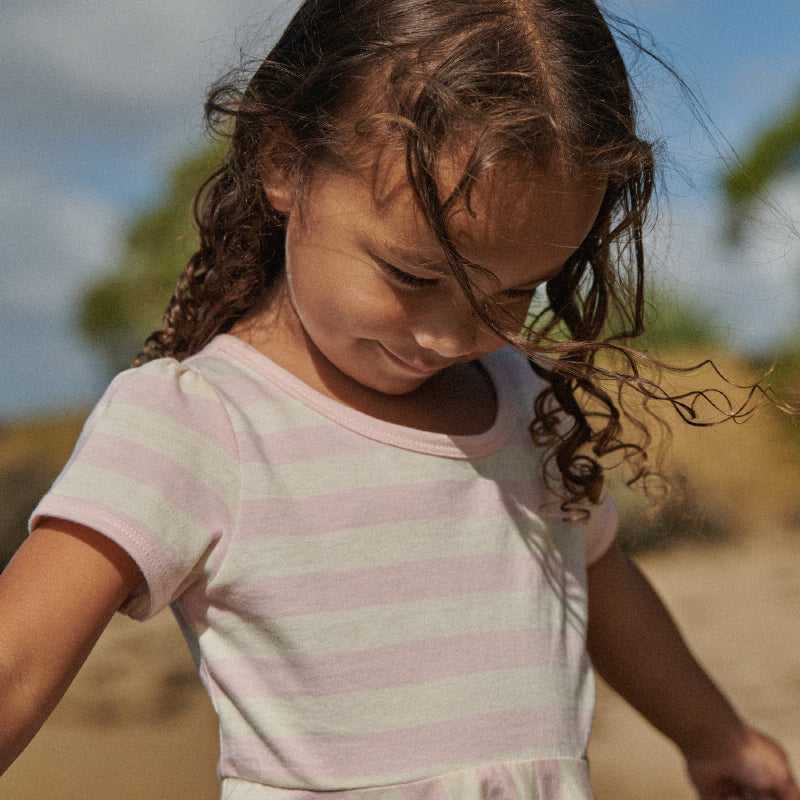 Nature Baby Seaside Dress - Cotton Candy Stripe