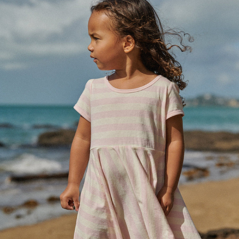 Nature Baby Seaside Dress - Cotton Candy Stripe