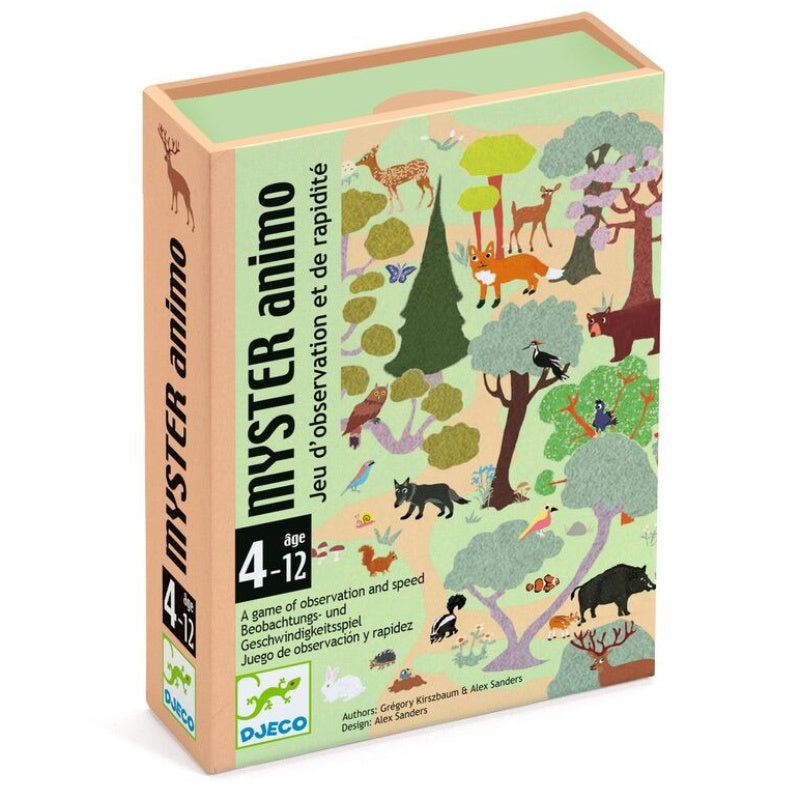 Mystery Animal Observation & Speed Card Game