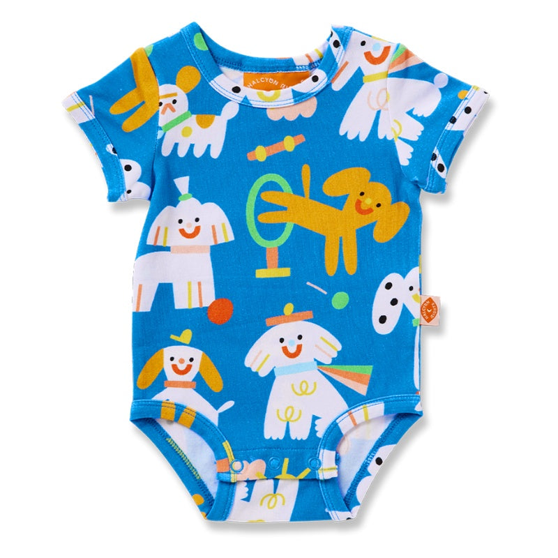 Halcyon Nights Short Sleeve Bodysuit - Puppy Park