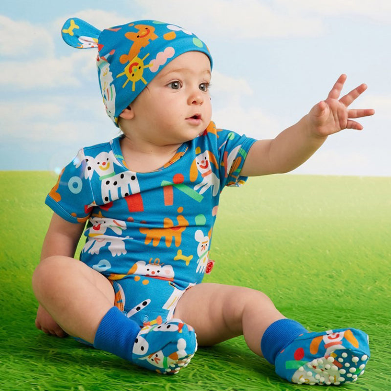 Halcyon Nights Short Sleeve Bodysuit - Puppy Park