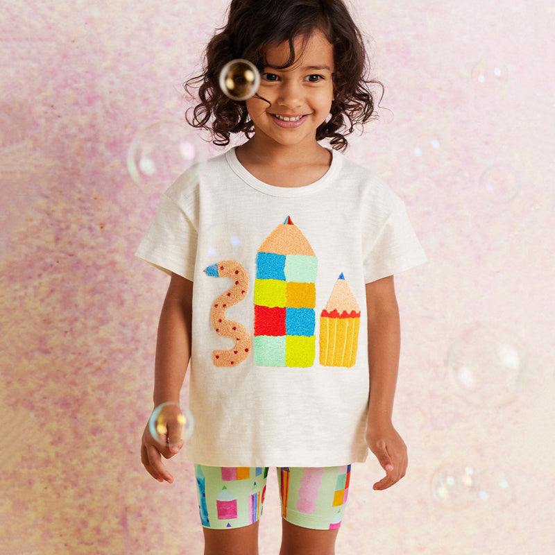 Halcyon Nights Kids Bike Shorts - Scribble Squad