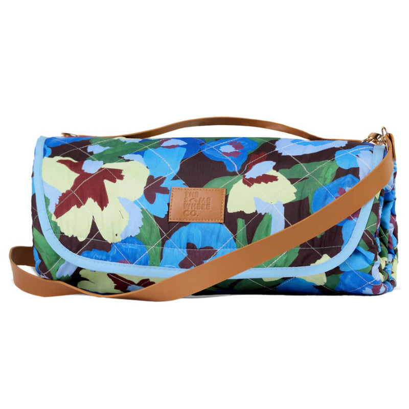 The Somewhere Co. Picnic Rug XL - Pansy Patch
