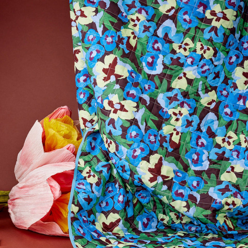 The Somewhere Co. Picnic Rug XL - Pansy Patch